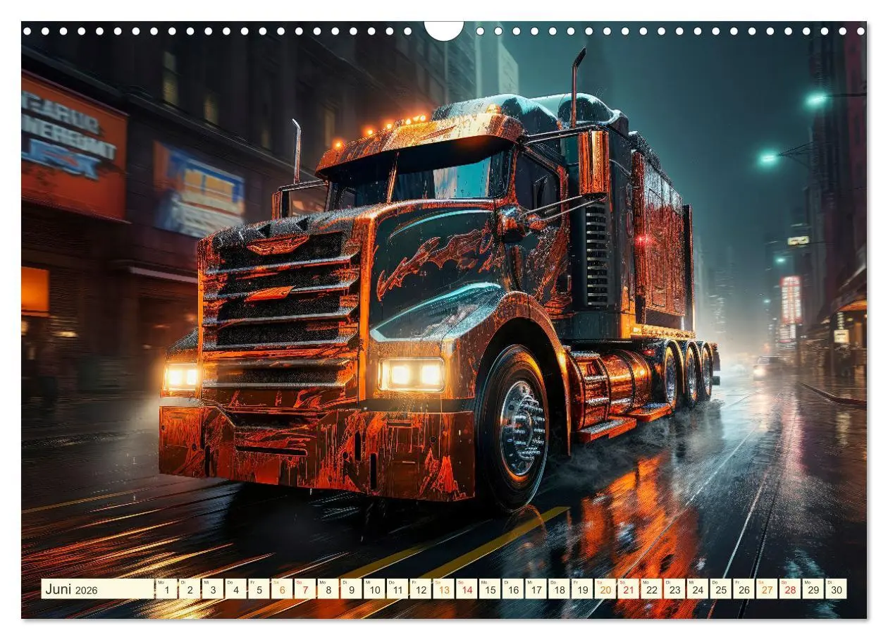 Bild: 9783457512210 | Truck Fantasien (Wandkalender 2026 DIN A3 quer), CALVENDO...
