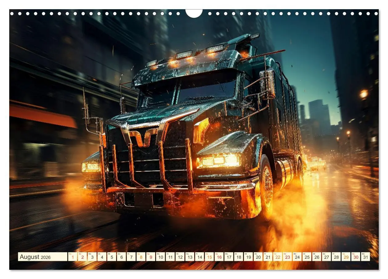 Bild: 9783457512210 | Truck Fantasien (Wandkalender 2026 DIN A3 quer), CALVENDO...