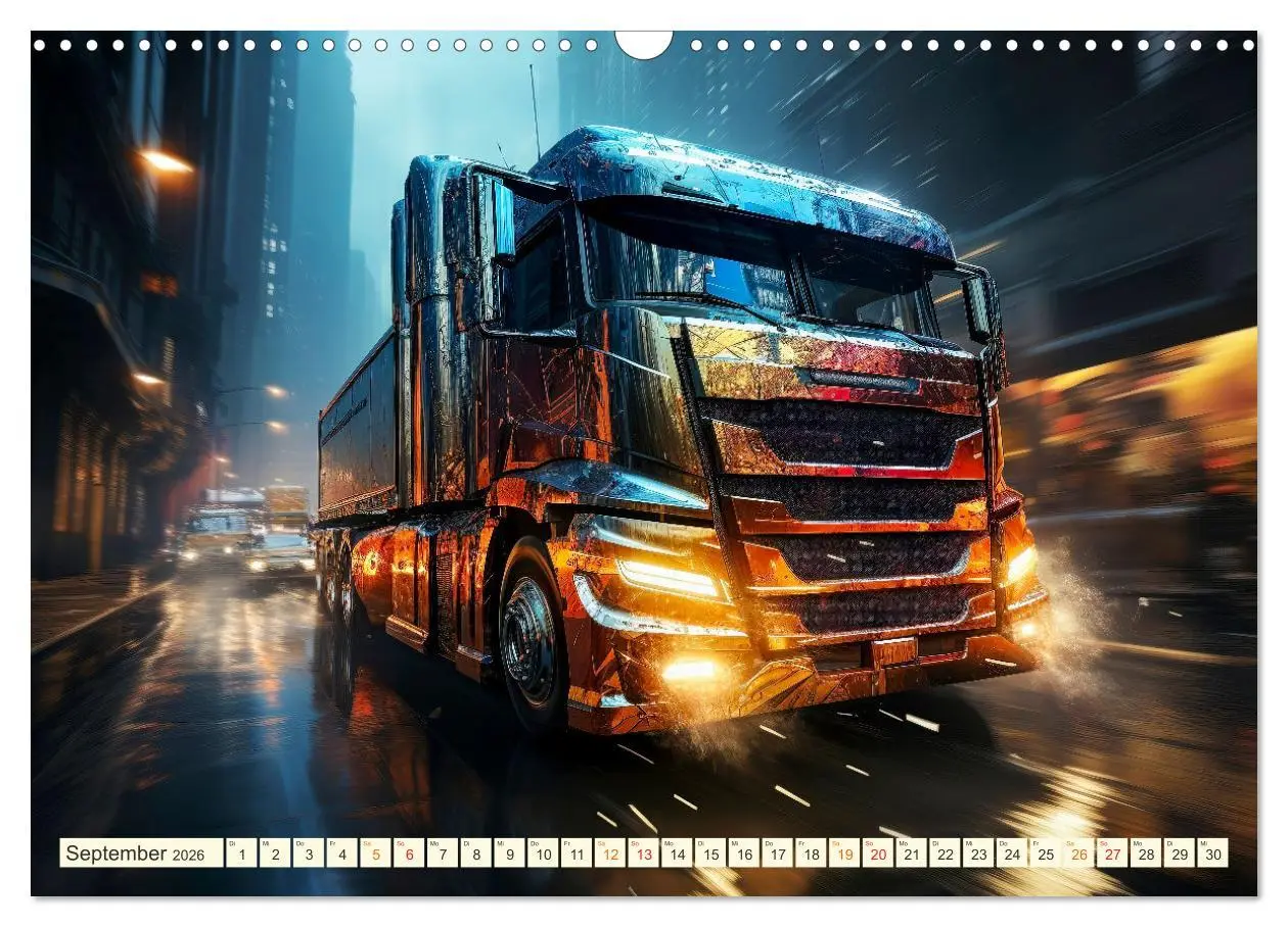 Bild: 9783457512210 | Truck Fantasien (Wandkalender 2026 DIN A3 quer), CALVENDO...