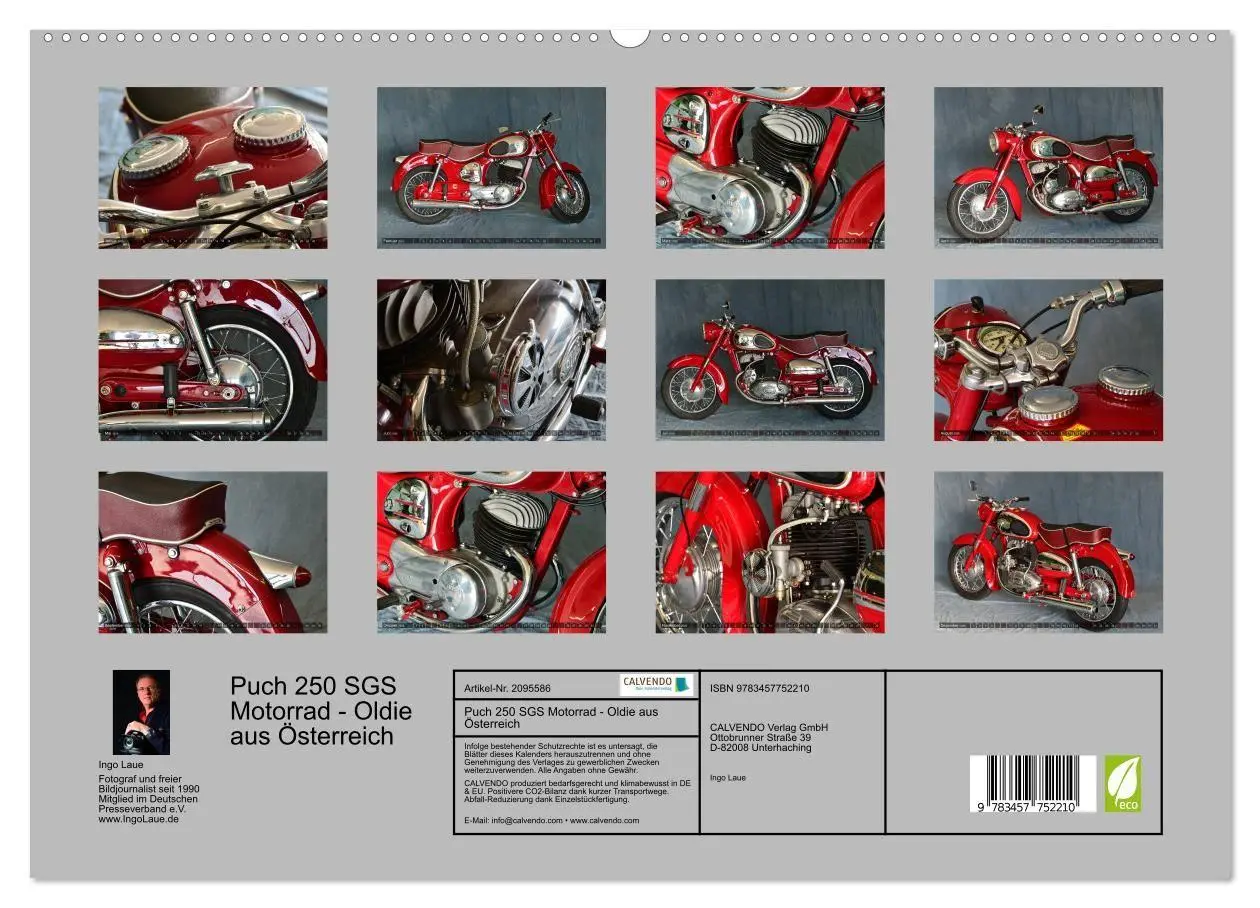 Bild: 9783457752210 | Puch 250 SGS Motorrad - Oldie aus Österreich (hochwertiger Premium...