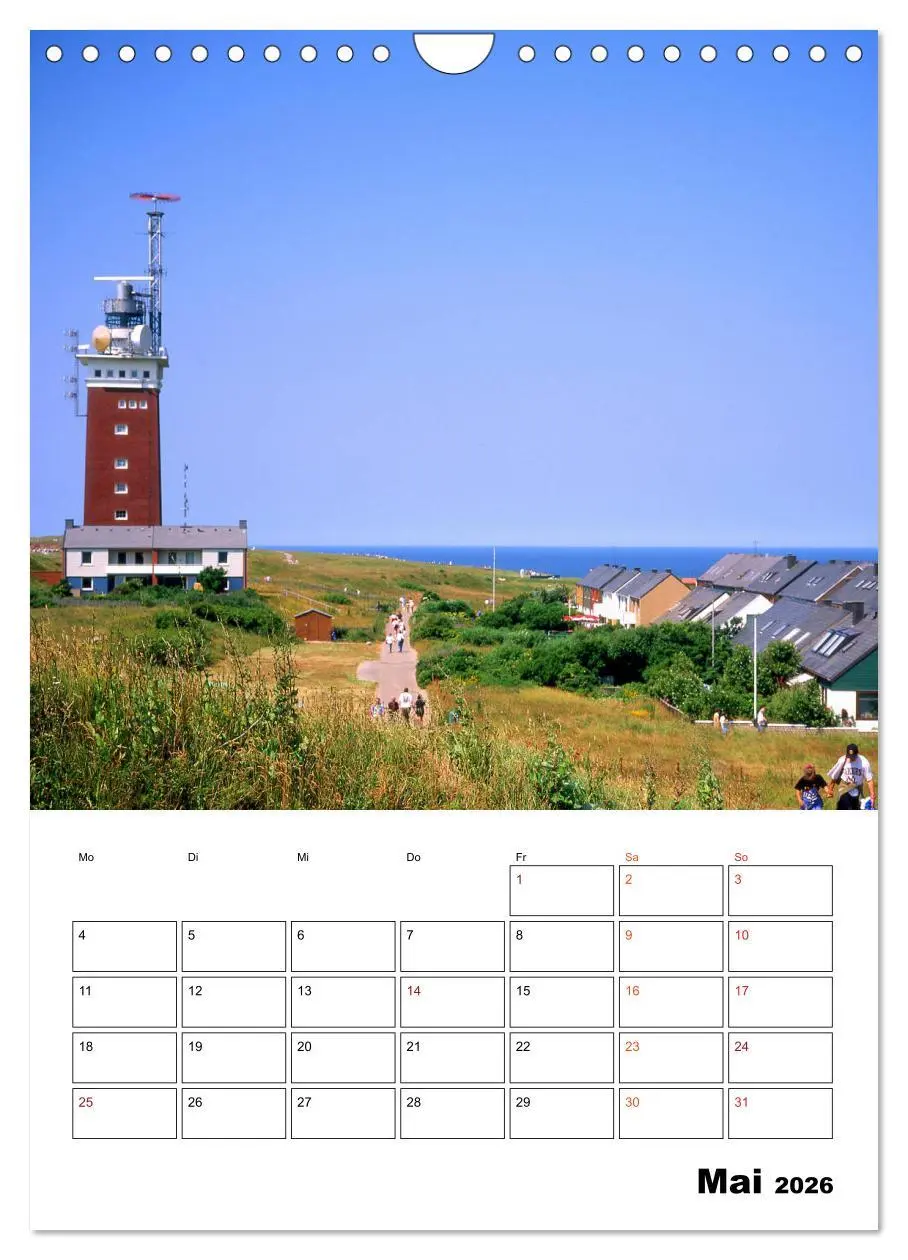 Bild: 9783516392210 | Helgoland, Perle der Nordsee (Wandkalender 2026 DIN A4 hoch),...