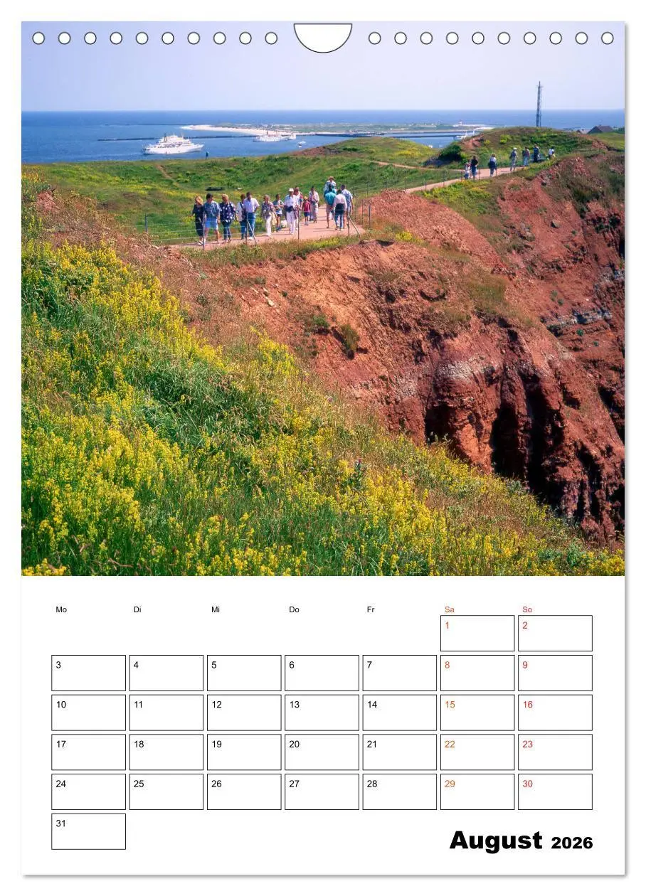 Bild: 9783516392210 | Helgoland, Perle der Nordsee (Wandkalender 2026 DIN A4 hoch),...