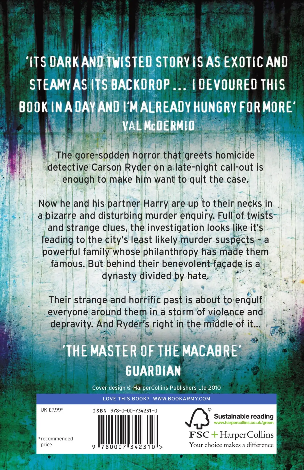 Rückseite: 9780007342310 | The Broken Souls | J A Kerley | Taschenbuch | 550 S. | Englisch | 2010