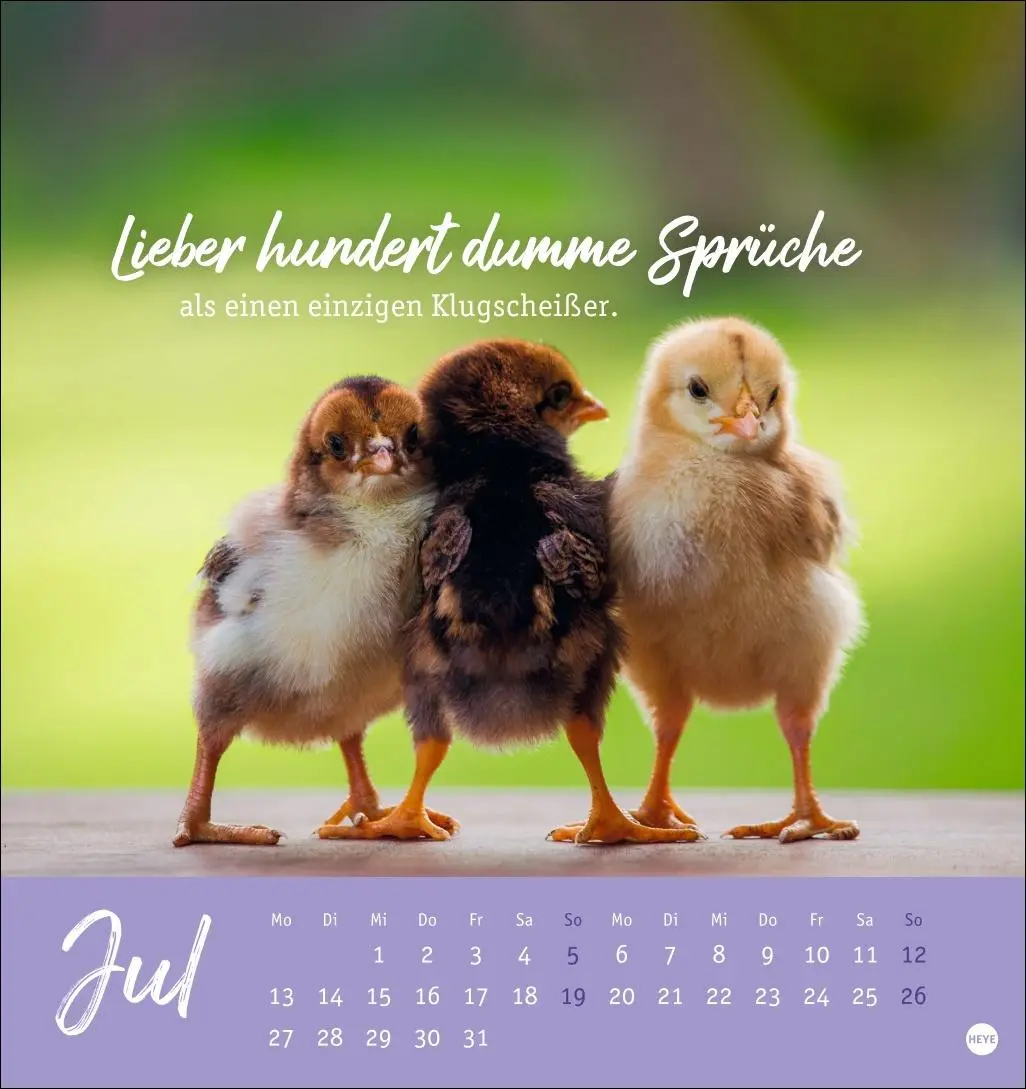Bild: 9783756412310 | Hühner Postkartenkalender 2026 - Ach, du verrücktes Huhn! | Kalender