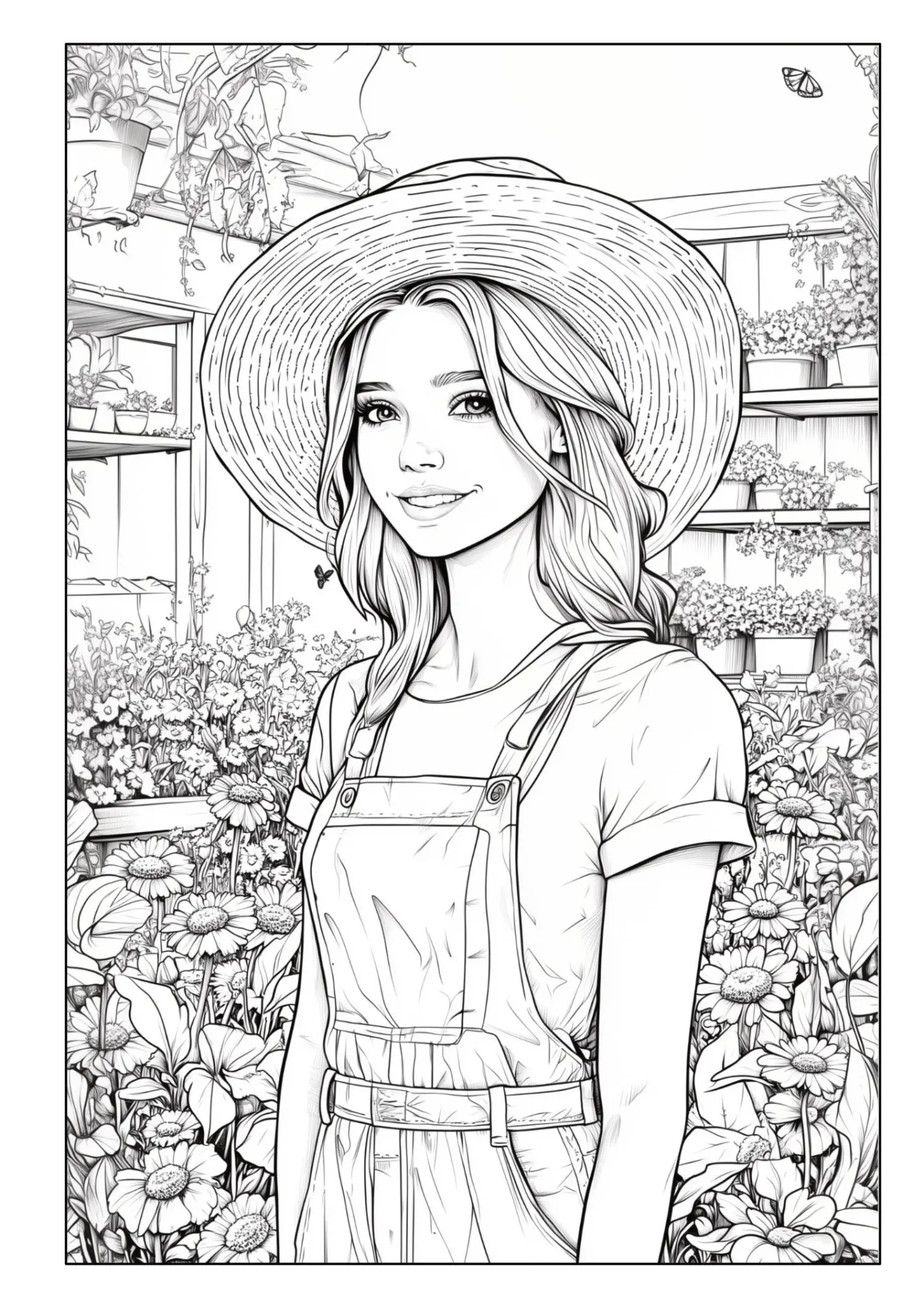 Bild: 9783986572310 | Garten Malbuch für Erwachsene - 50 Ausmalbilder zur Entspannung | Buch