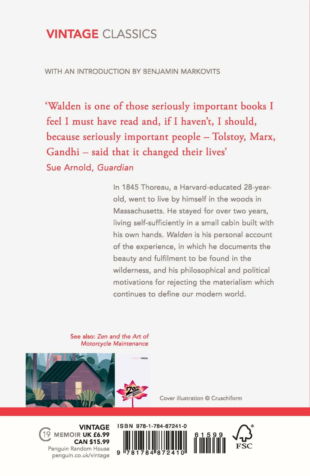 Rückseite: 9781784872410 | Walden | Henry David Thoreau | Taschenbuch | Kartoniert / Broschiert