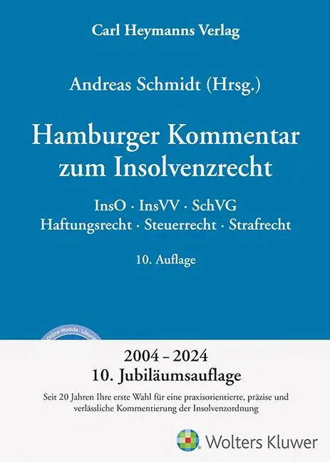 Cover: 9783452302410 | Hamburger Kommentar zum Insolvenzrecht | Andreas Schmidt | Taschenbuch