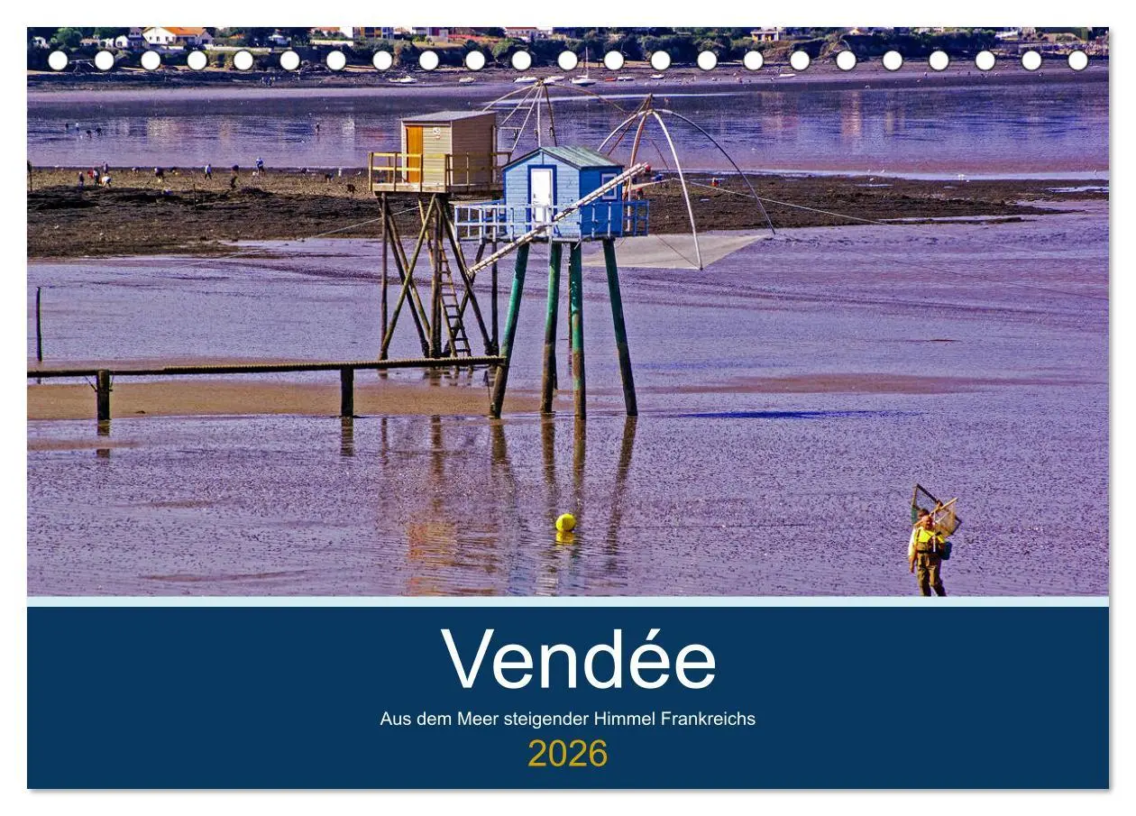 Cover: 9783457802410 | Vendée Aus dem Meer steigender Himmel Frankreichs (Tischkalender...