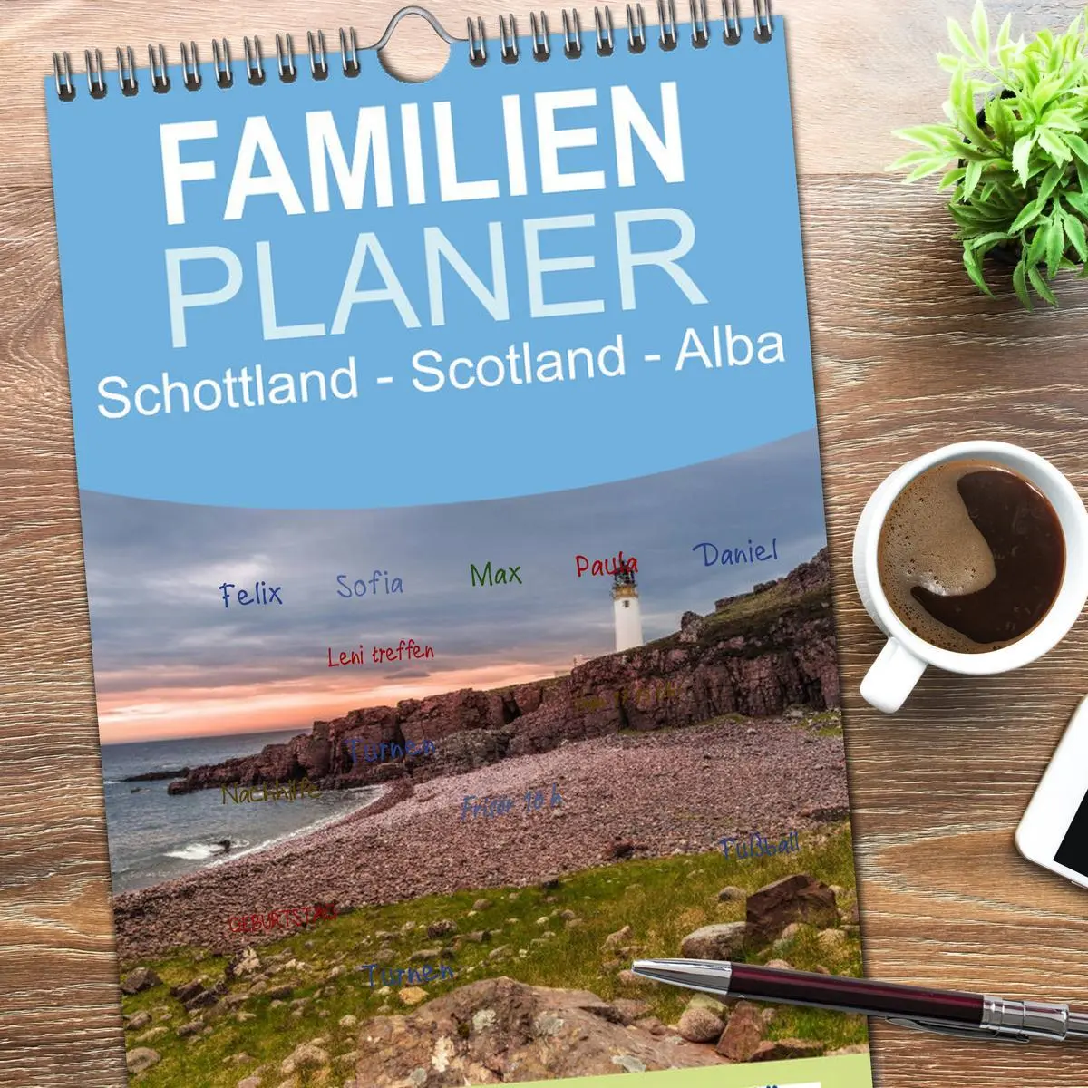 Bild: 9783516512410 | Familienplaner 2026 - Schottland - Scotland - Alba mit 5 Spalten...