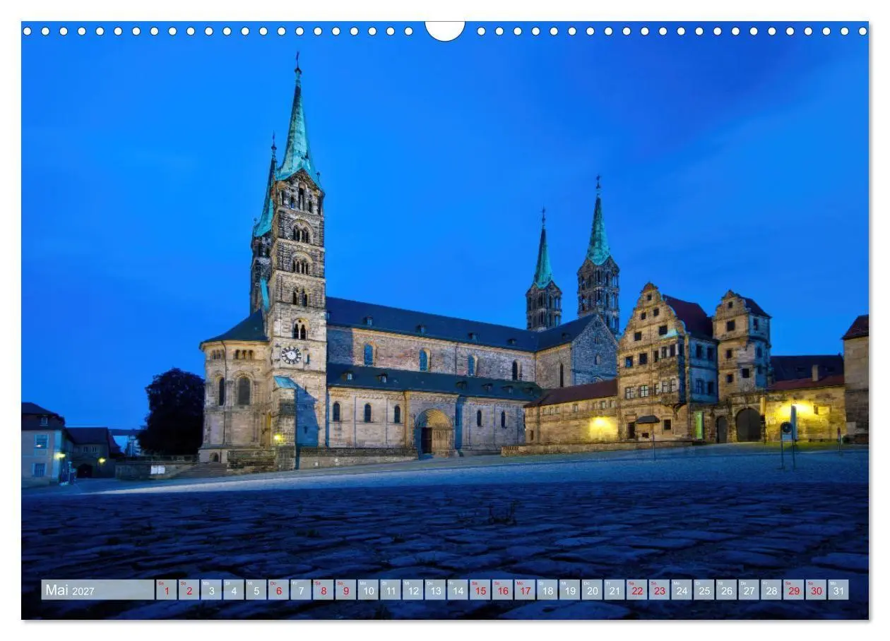 Bild: 9783516992410 | Unterwegs in Bamberg (Wandkalender 2027 DIN A3 quer), CALVENDO...