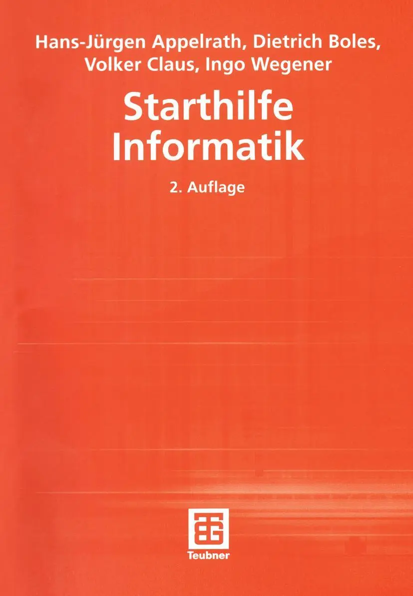 Cover: 9783519102410 | Starthilfe Informatik | Hans-Jürgen Appelrath (u. a.) | Taschenbuch