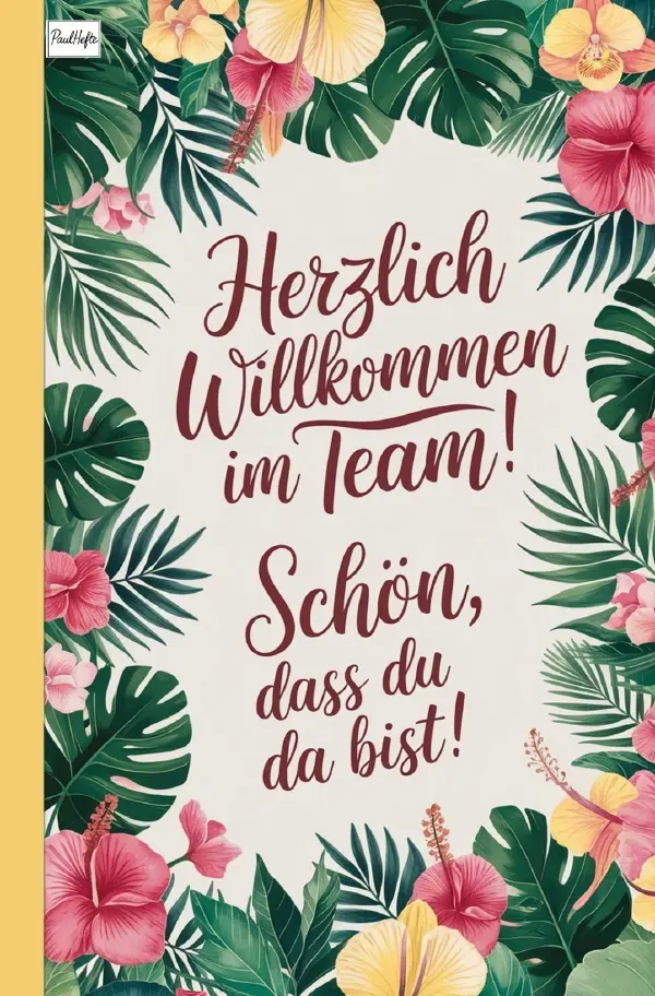 Cover: 9783565022410 | Herzlich Willkommen im Team! Schön, dass du da bist! | Paul Hefte