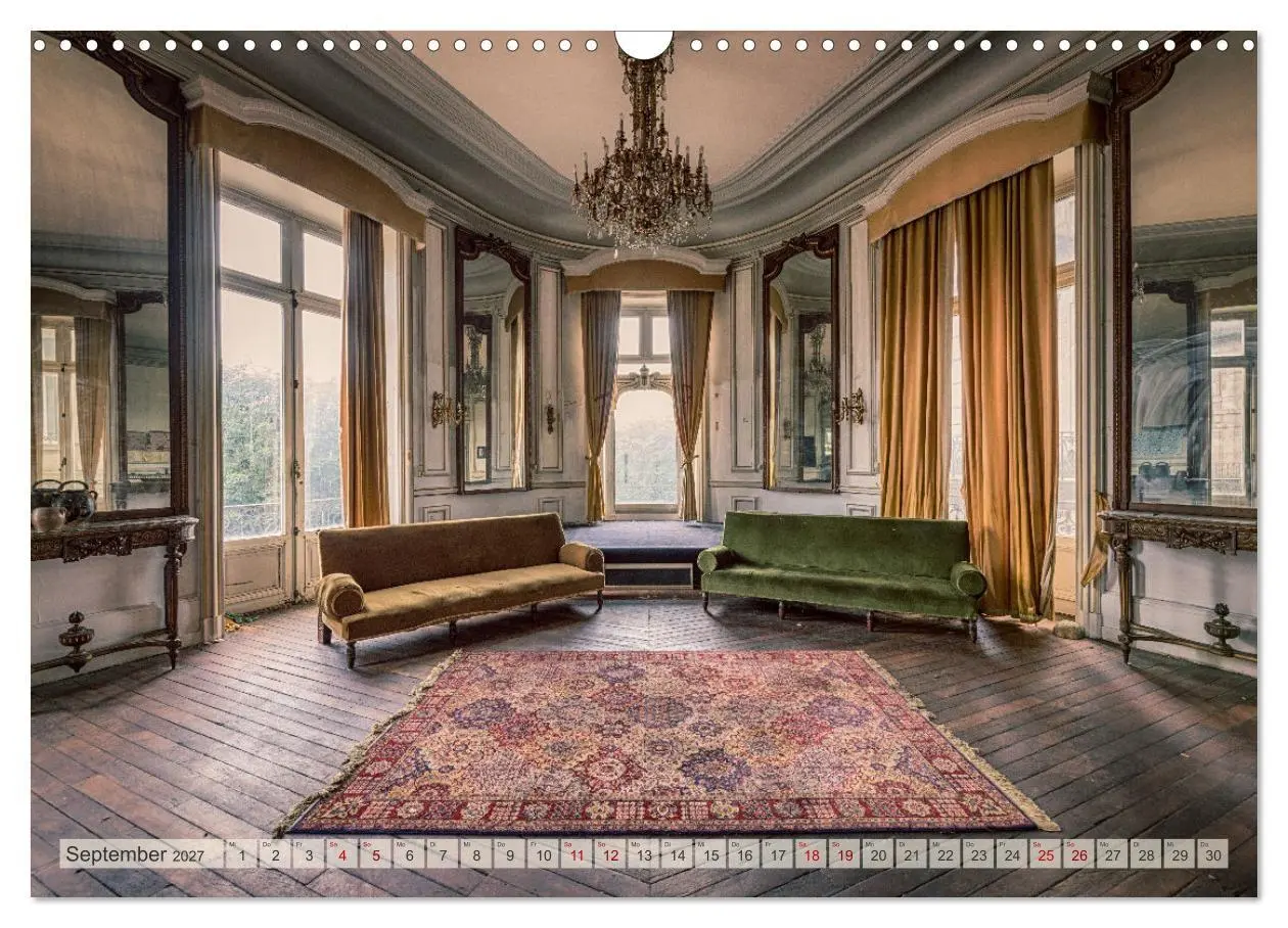 Bild: 9783569462410 | Lost Places - vergessene Schätze (Wandkalender 2027 DIN A3 quer),...