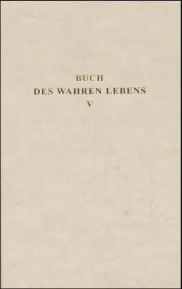 Cover: 9783876672410 | Buch des Wahren Lebens 5 | Buch | 468 S. | Deutsch | 2000 | Reichl, O.