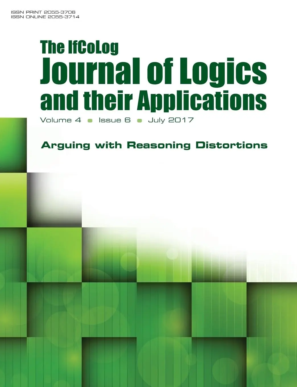 Cover: 9781848902510 | Ifcolog Journal of Logics and their Applications. Volume 4, number...