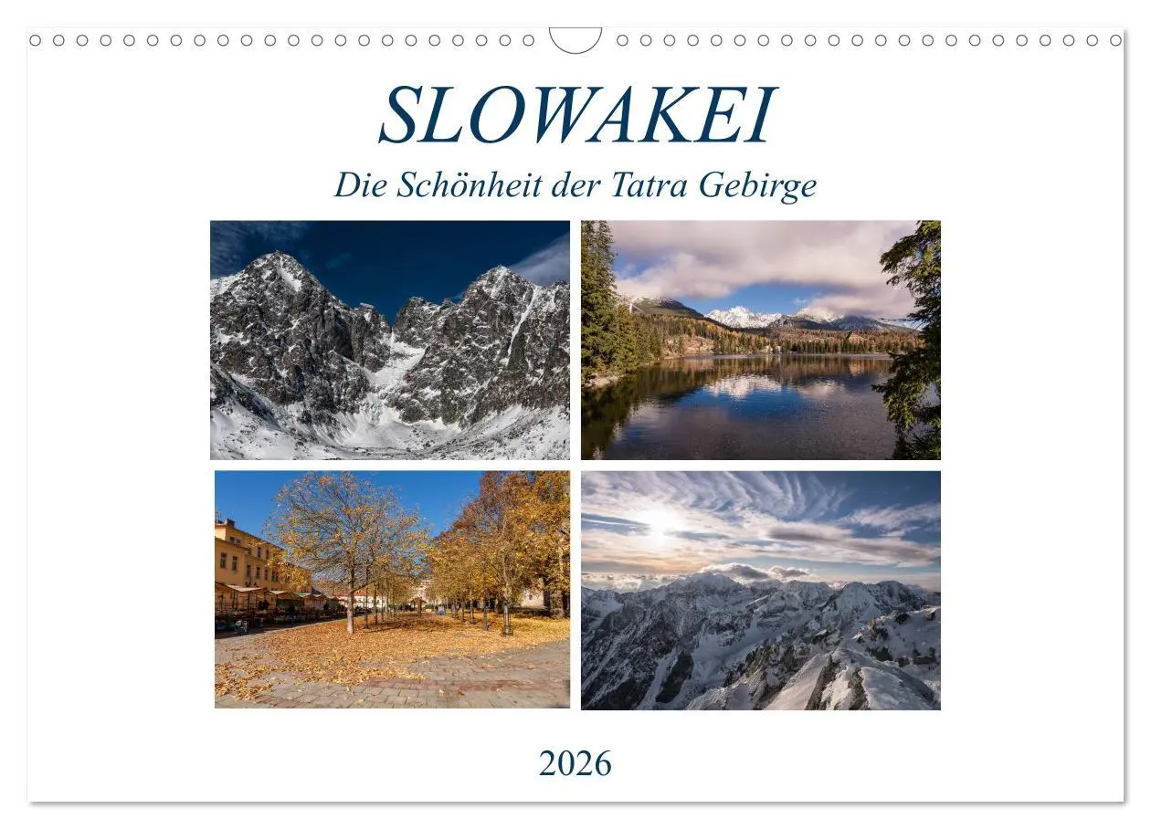 Cover: 9783457962510 | Slowakei - Die Schönheit der Tatra Gebirge (Wandkalender 2026 DIN...