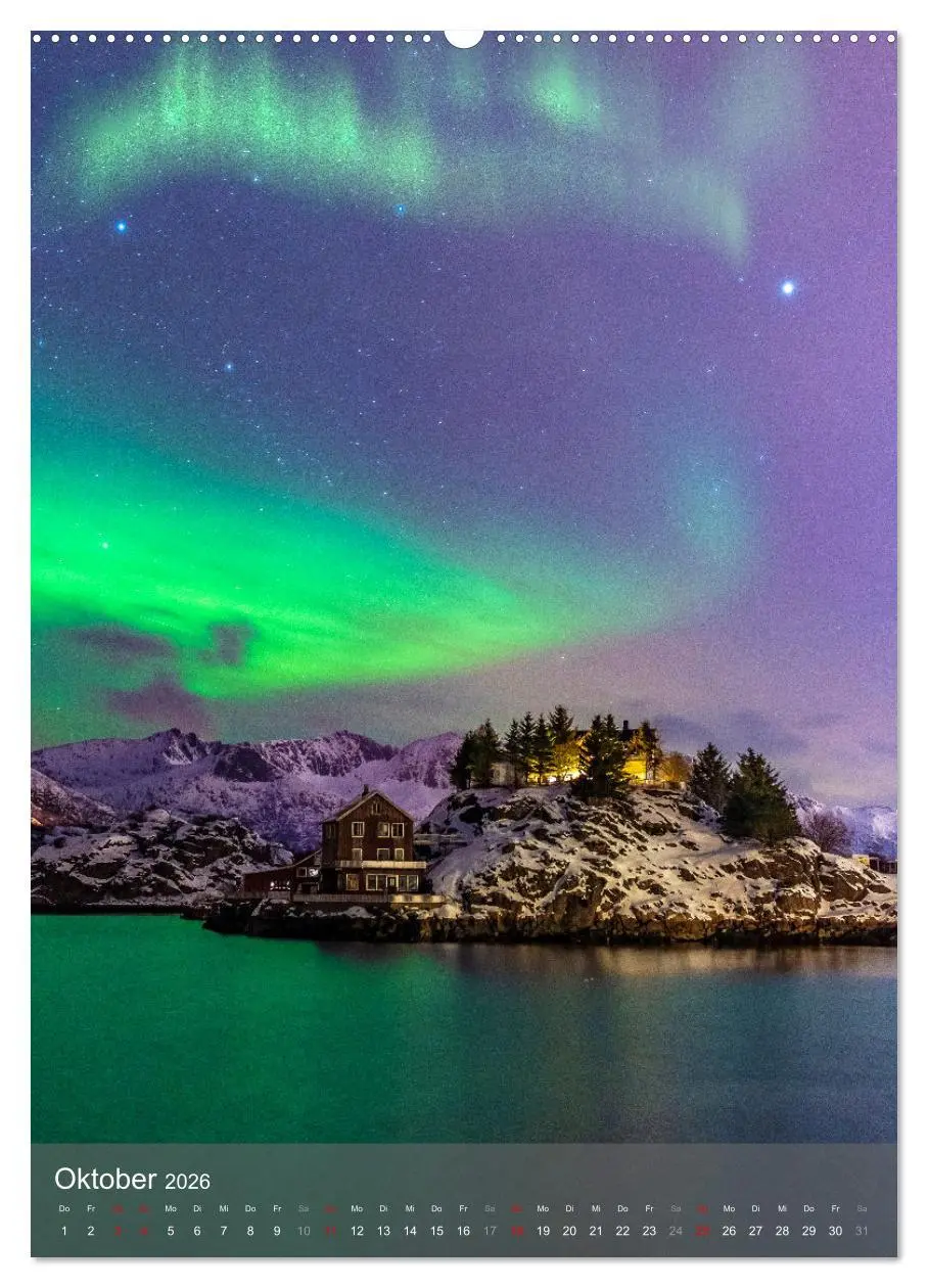 Bild: 9783516362510 | Aurora - Polarlicht des Nordens (Wandkalender 2026 DIN A2 hoch),...