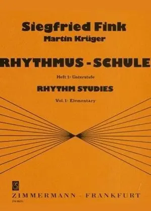 Cover: 9790010802510 | Rhythmus-Schule | Unterstufe. Heft 1. Percussion., Dt/engl | Fink
