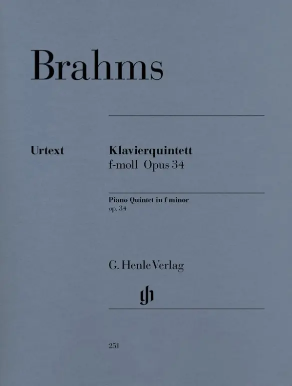 Cover: 9790201802510 | Johannes Brahms - Klavierquintett f-moll op. 34 | Struck (u. a.)