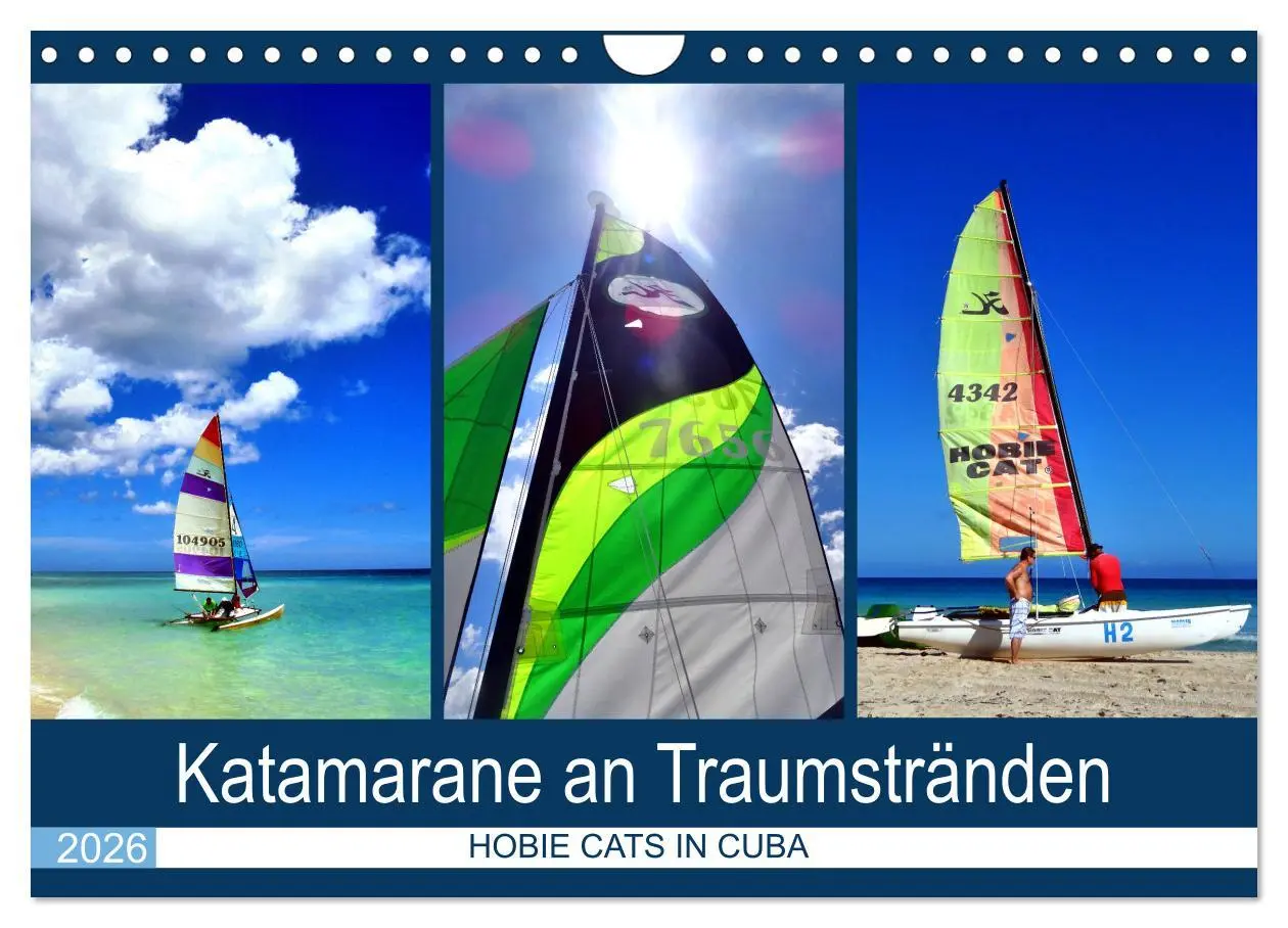Cover: 9783457642610 | Katamarane an Traumstränden - Hobie Cats in Cuba (Wandkalender 2026...