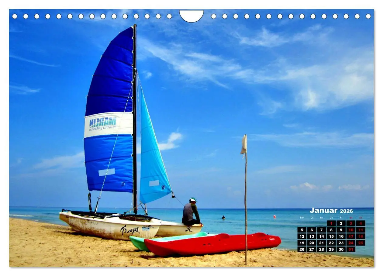 Bild: 9783457642610 | Katamarane an Traumstränden - Hobie Cats in Cuba (Wandkalender 2026...