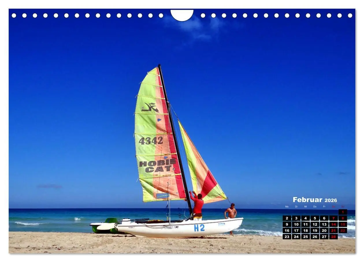 Bild: 9783457642610 | Katamarane an Traumstränden - Hobie Cats in Cuba (Wandkalender 2026...