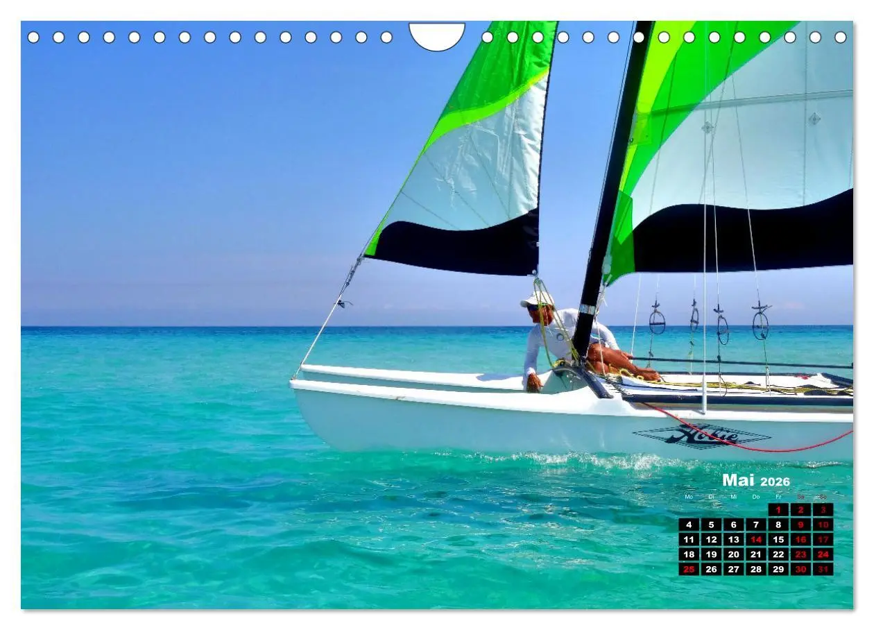 Bild: 9783457642610 | Katamarane an Traumstränden - Hobie Cats in Cuba (Wandkalender 2026...