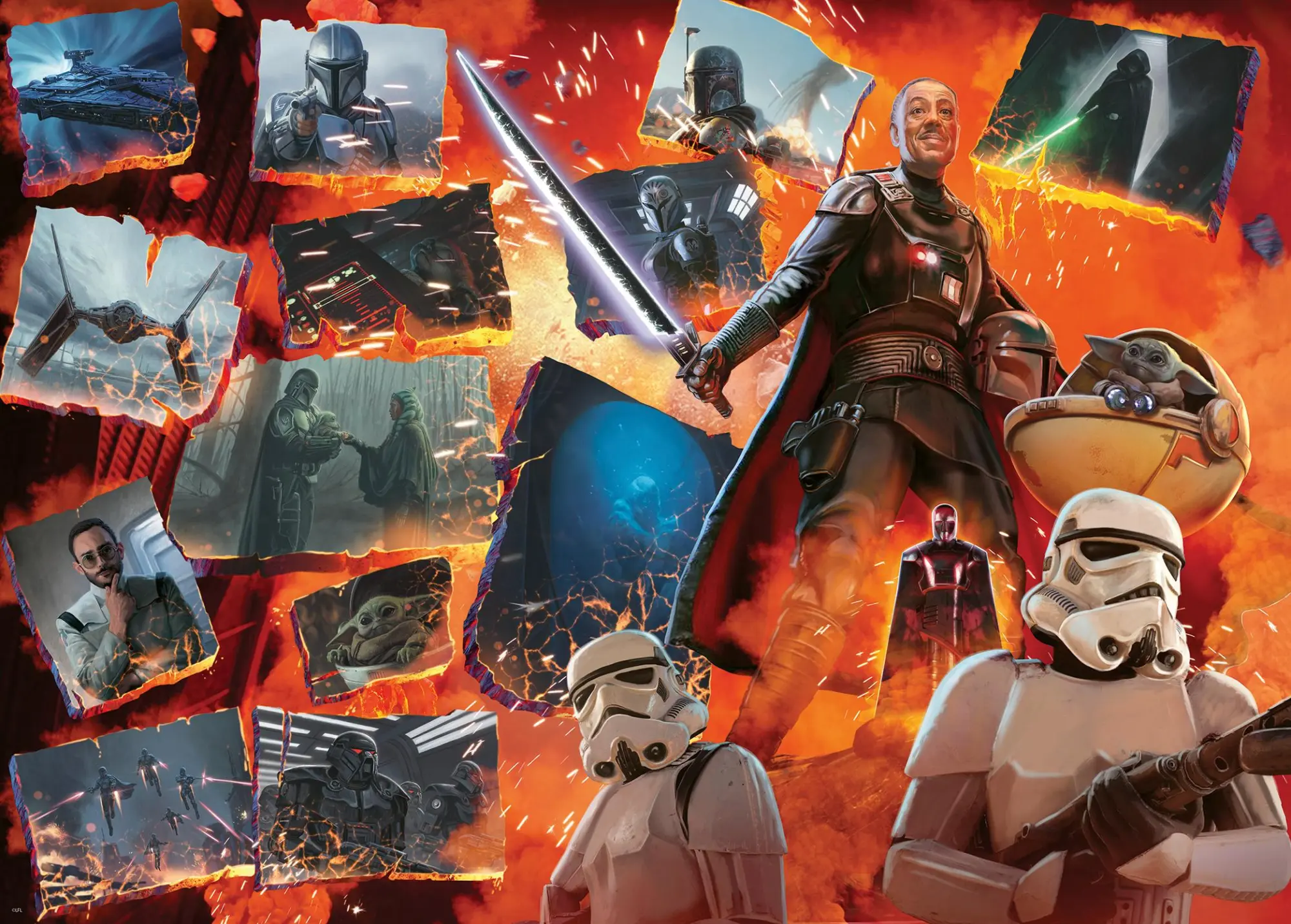 Cover: 4005555002710 | Erwachsenenpuzzle 1000 Teile - Star Wars Villainous - Moff Gideon
