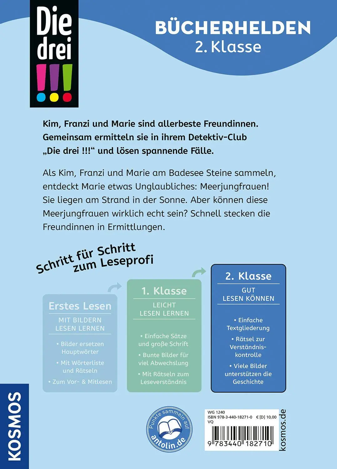 Bild: 9783440182710 | Die drei !!!, Bücherhelden 2. Klasse, Das Rätsel der Meerjungfrau