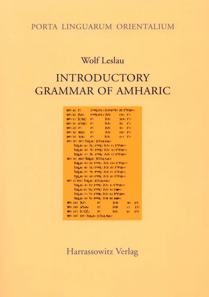 Cover: 9783447042710 | Introductory Grammar of Amharic | Wolf Leslau | Taschenbuch | Englisch