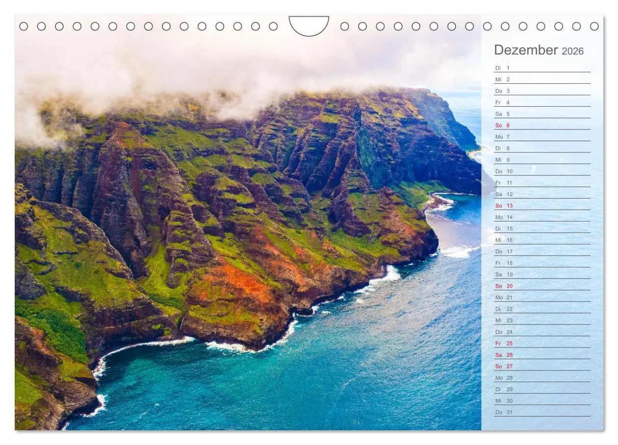 Bild: 9783457632710 | Malerisches Hawaii (Wandkalender 2026 DIN A4 quer), CALVENDO...