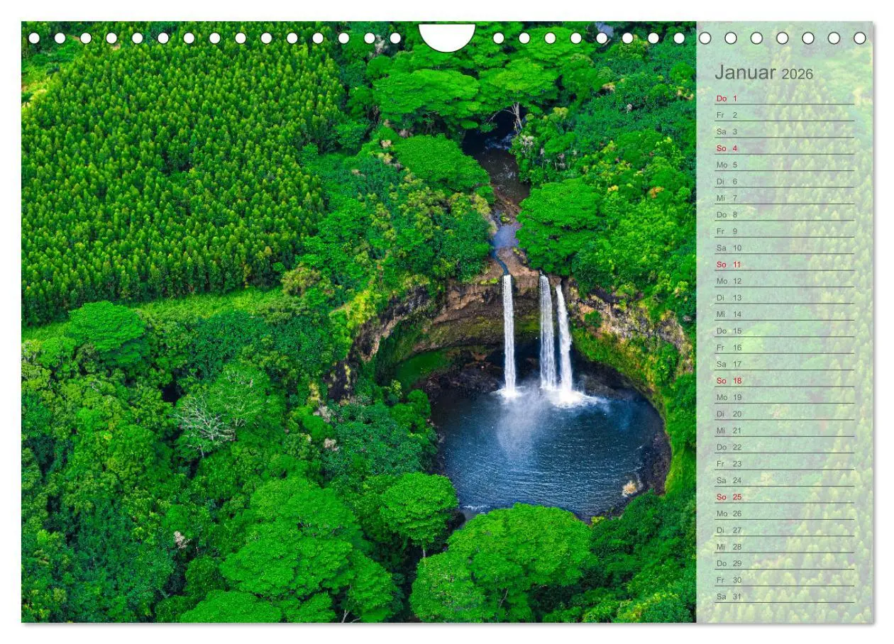 Bild: 9783457632710 | Malerisches Hawaii (Wandkalender 2026 DIN A4 quer), CALVENDO...