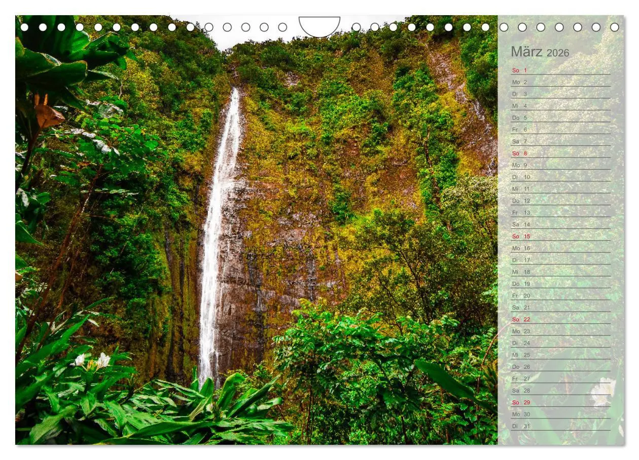 Bild: 9783457632710 | Malerisches Hawaii (Wandkalender 2026 DIN A4 quer), CALVENDO...