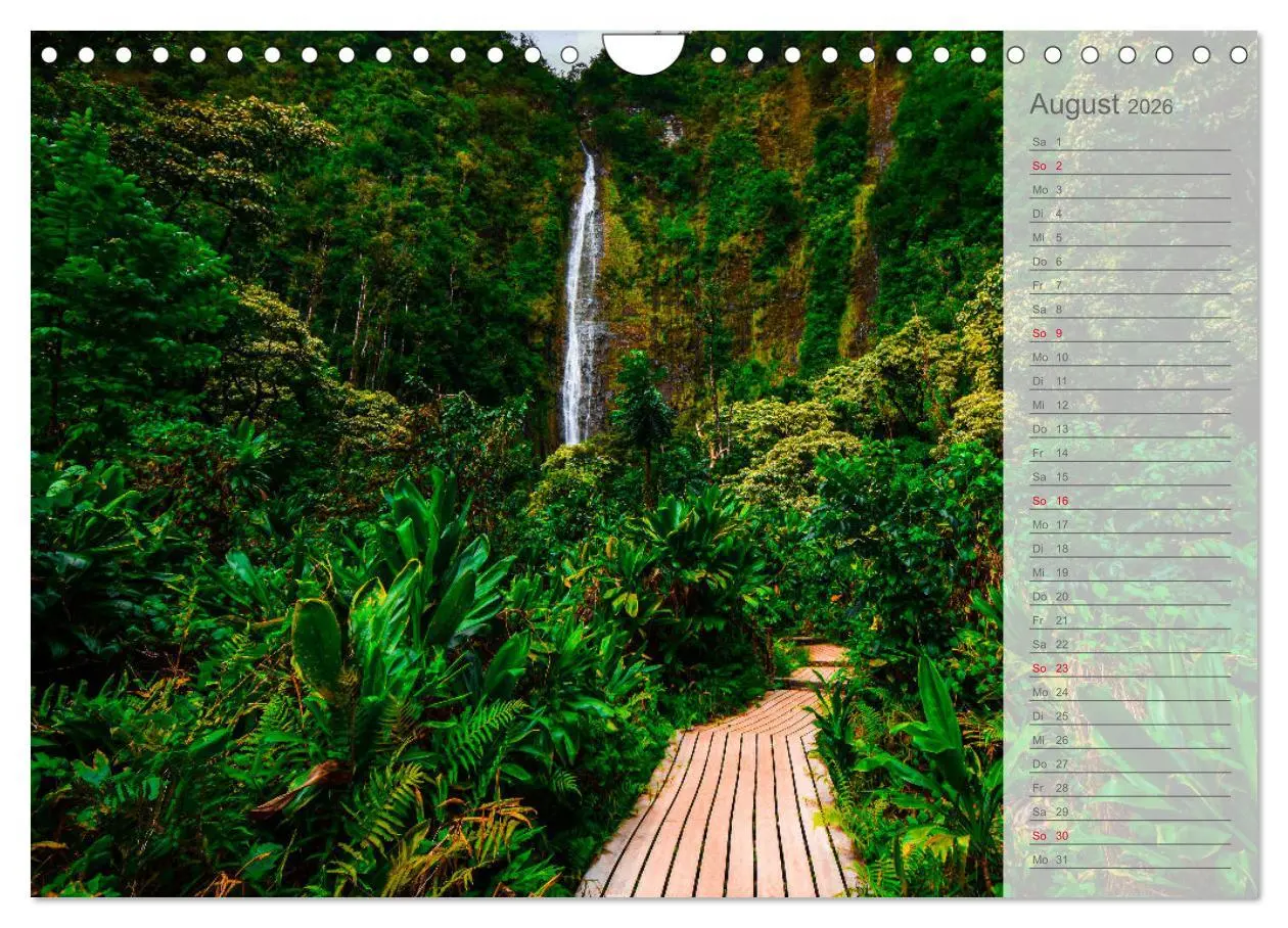 Bild: 9783457632710 | Malerisches Hawaii (Wandkalender 2026 DIN A4 quer), CALVENDO...
