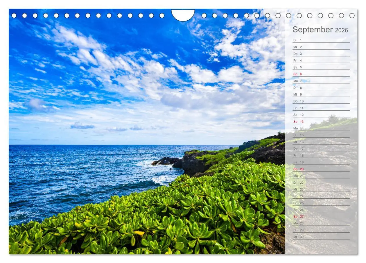 Bild: 9783457632710 | Malerisches Hawaii (Wandkalender 2026 DIN A4 quer), CALVENDO...