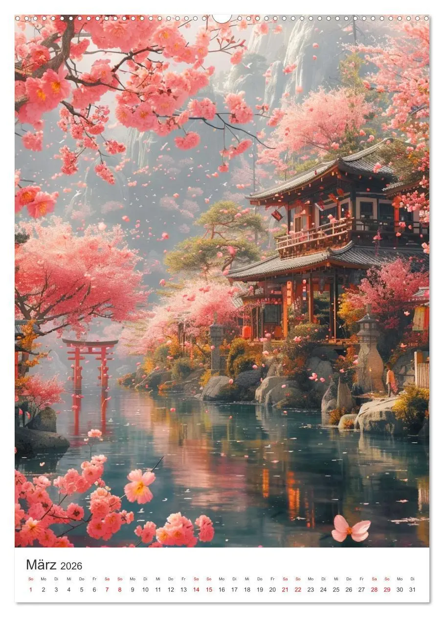 Bild: 9783516272710 | Japan. Impressionen im Aquarell-Stil (Wandkalender 2026 DIN A2...