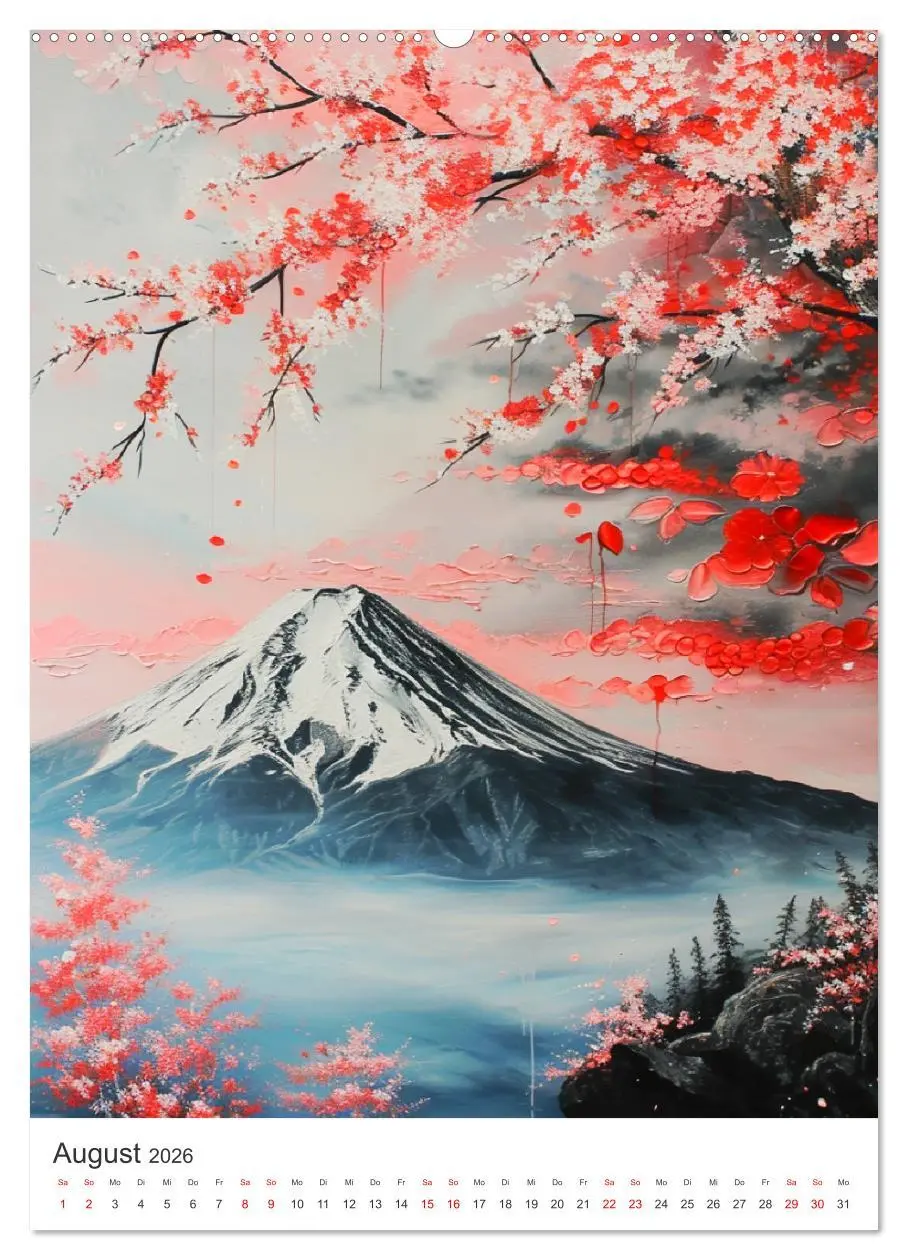 Bild: 9783516272710 | Japan. Impressionen im Aquarell-Stil (Wandkalender 2026 DIN A2...