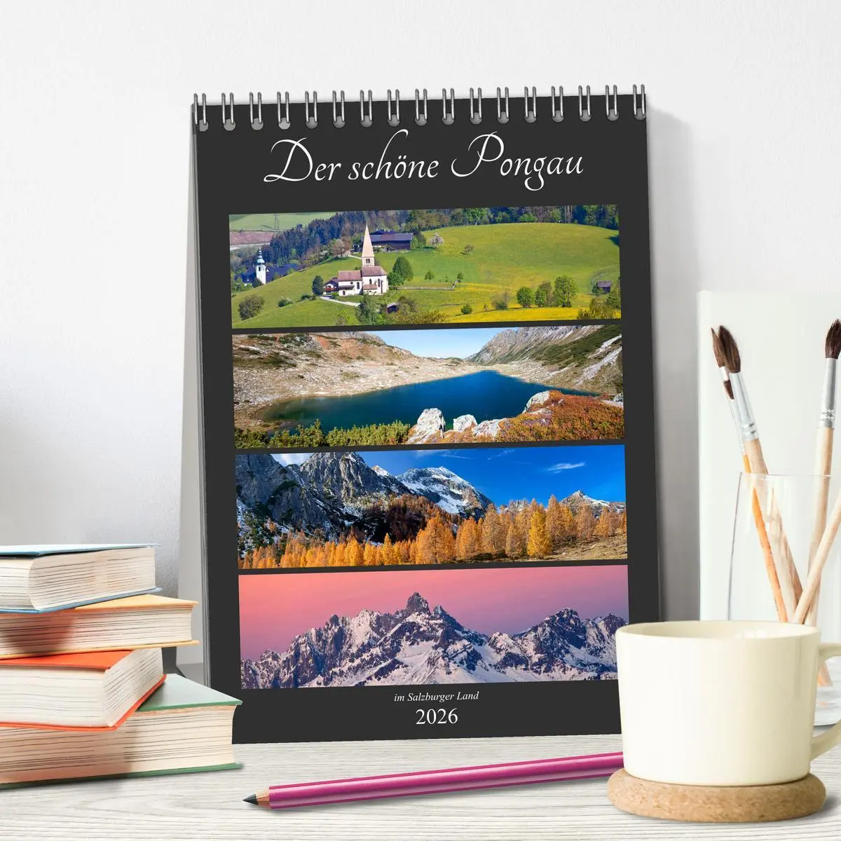 Bild: 9783516412710 | Der schöne Pongau (Tischkalender 2026 DIN A5 hoch), CALVENDO...