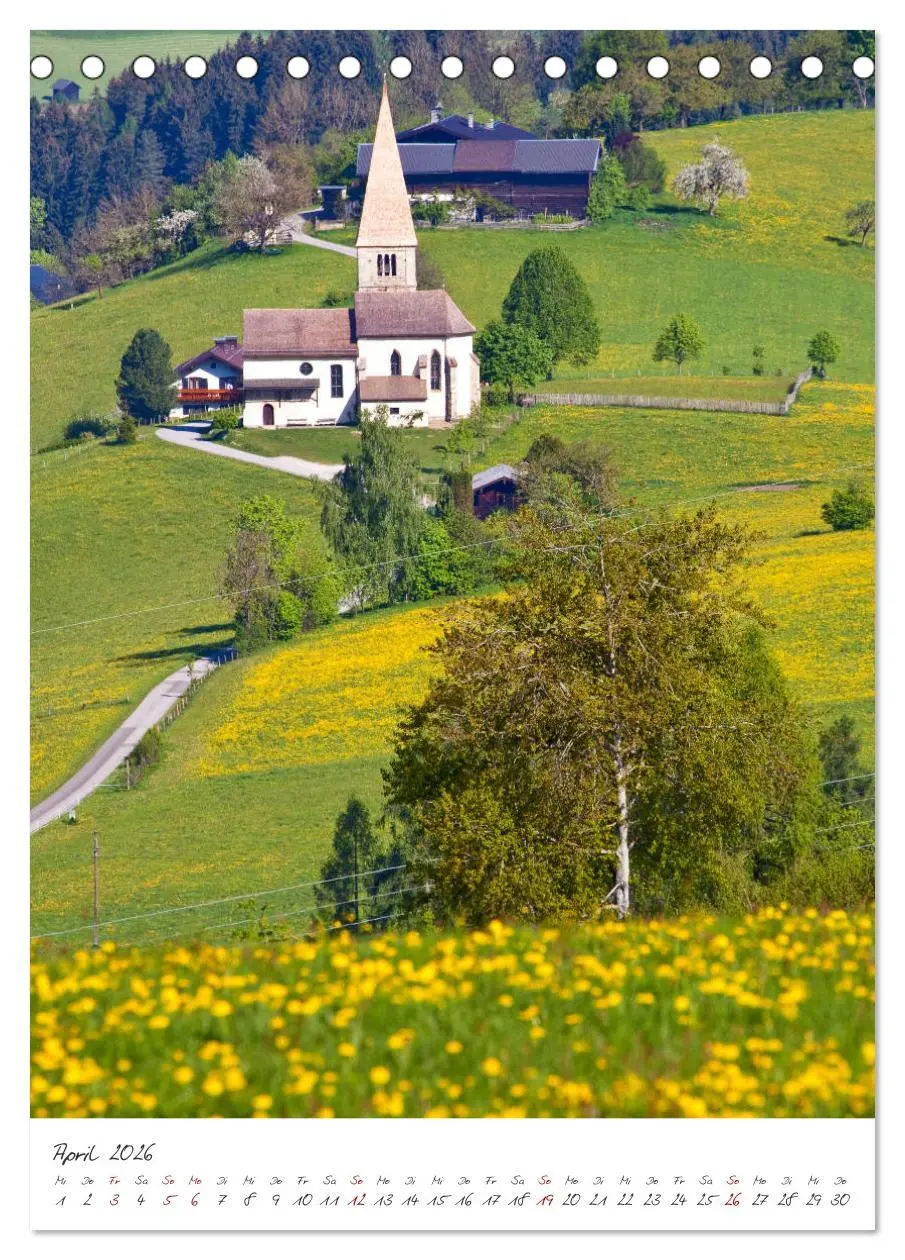 Bild: 9783516412710 | Der schöne Pongau (Tischkalender 2026 DIN A5 hoch), CALVENDO...