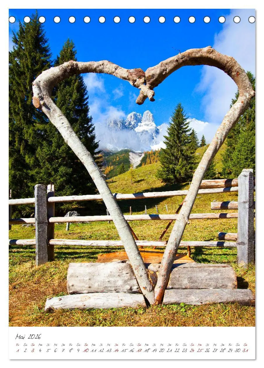 Bild: 9783516412710 | Der schöne Pongau (Tischkalender 2026 DIN A5 hoch), CALVENDO...