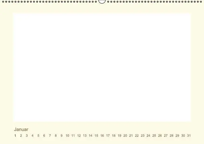 Bild: 9783660032710 | Immerwährender Kalender zum selber Gestalten (Wandkalender...