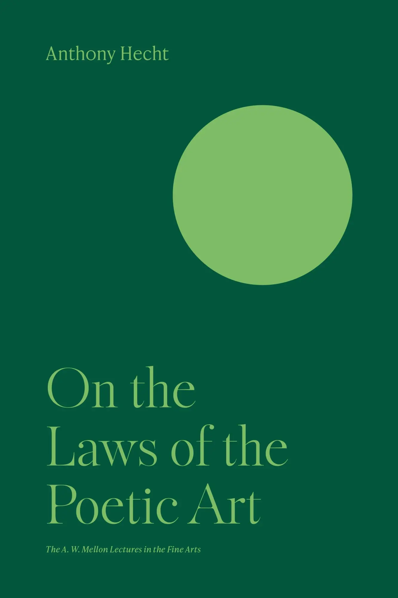 Cover: 9780691252810 | On the Laws of the Poetic Art | Anthony Hecht | Taschenbuch | Englisch