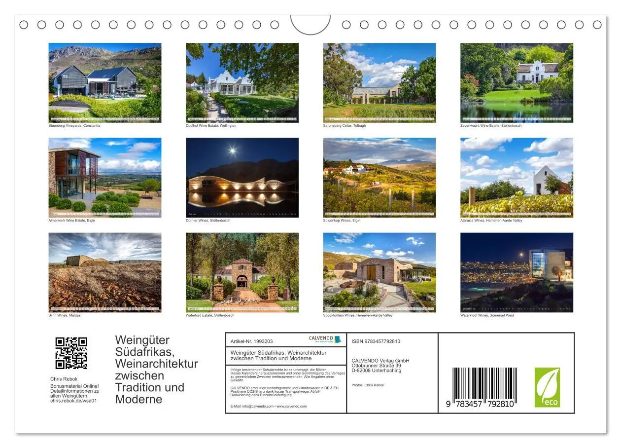 Bild: 9783457792810 | Weingüter Südafrikas, Weinarchitektur zwischen Tradition und...