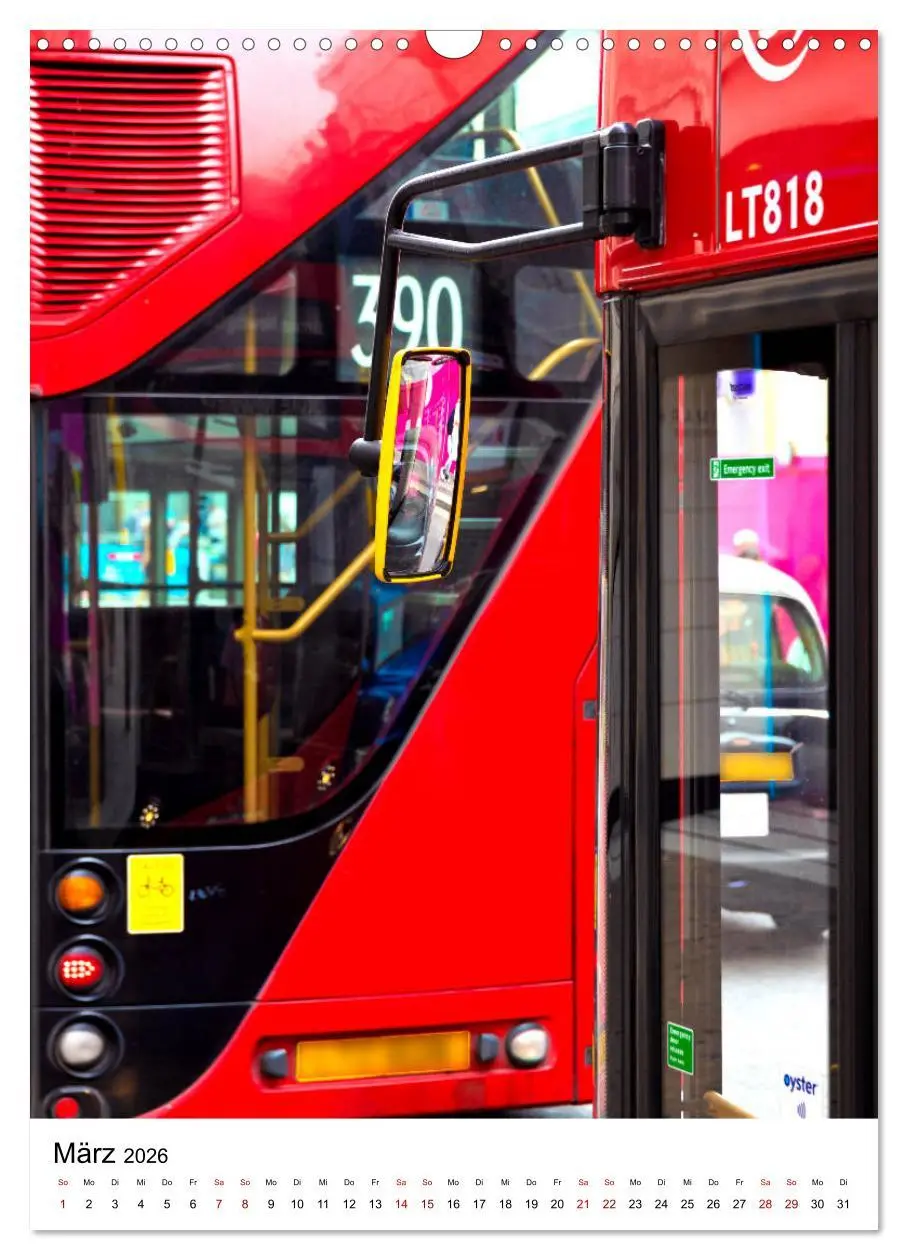 Bild: 9783516402810 | London, mal anders (Wandkalender 2026 DIN A3 hoch), CALVENDO...