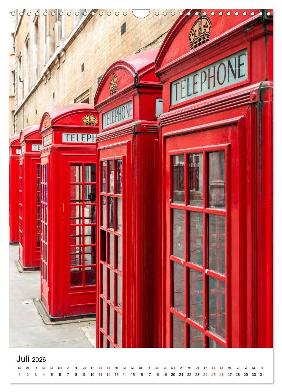 Bild: 9783516402810 | London, mal anders (Wandkalender 2026 DIN A3 hoch), CALVENDO...