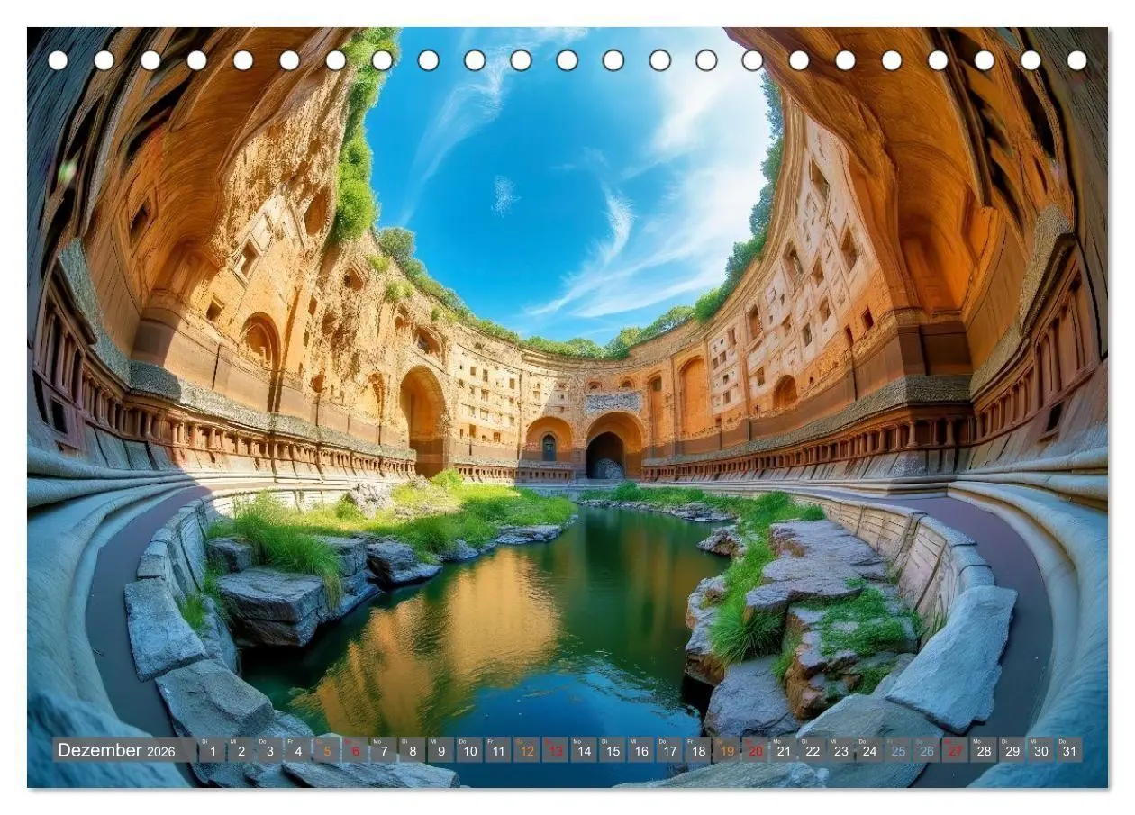 Bild: 9783516712810 | Fisheye Fotografie (Tischkalender 2026 DIN A5 quer), CALVENDO...