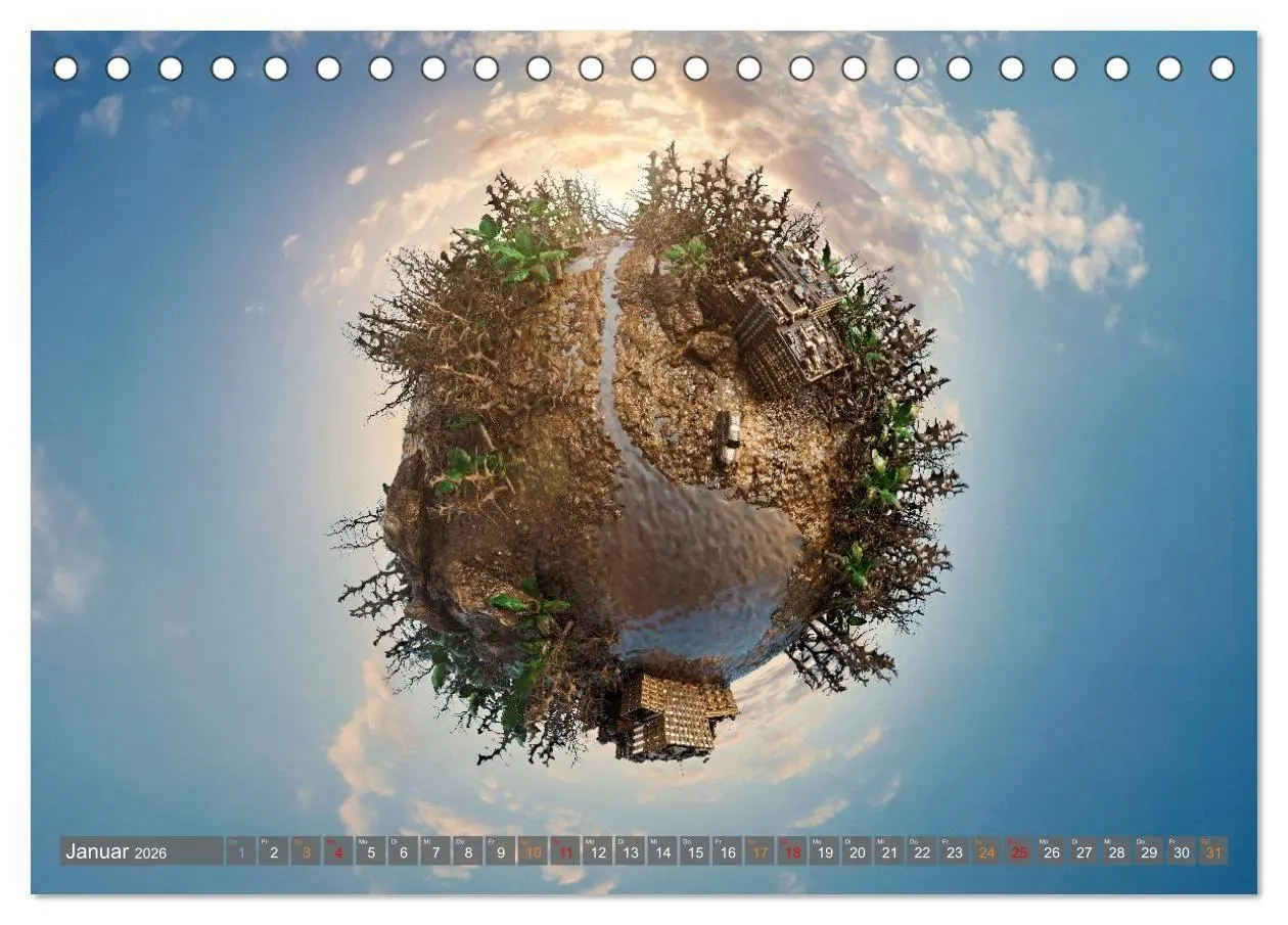 Bild: 9783516712810 | Fisheye Fotografie (Tischkalender 2026 DIN A5 quer), CALVENDO...