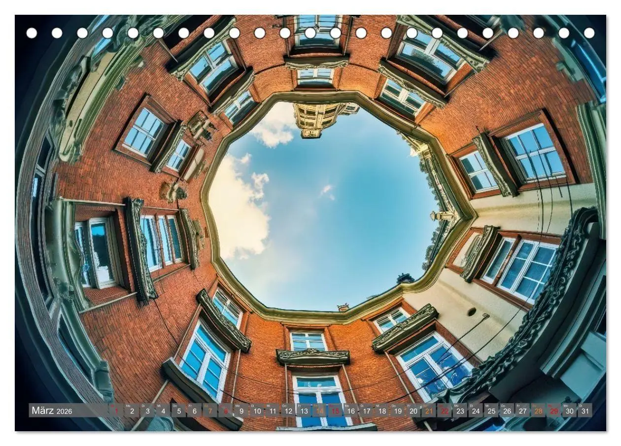 Bild: 9783516712810 | Fisheye Fotografie (Tischkalender 2026 DIN A5 quer), CALVENDO...