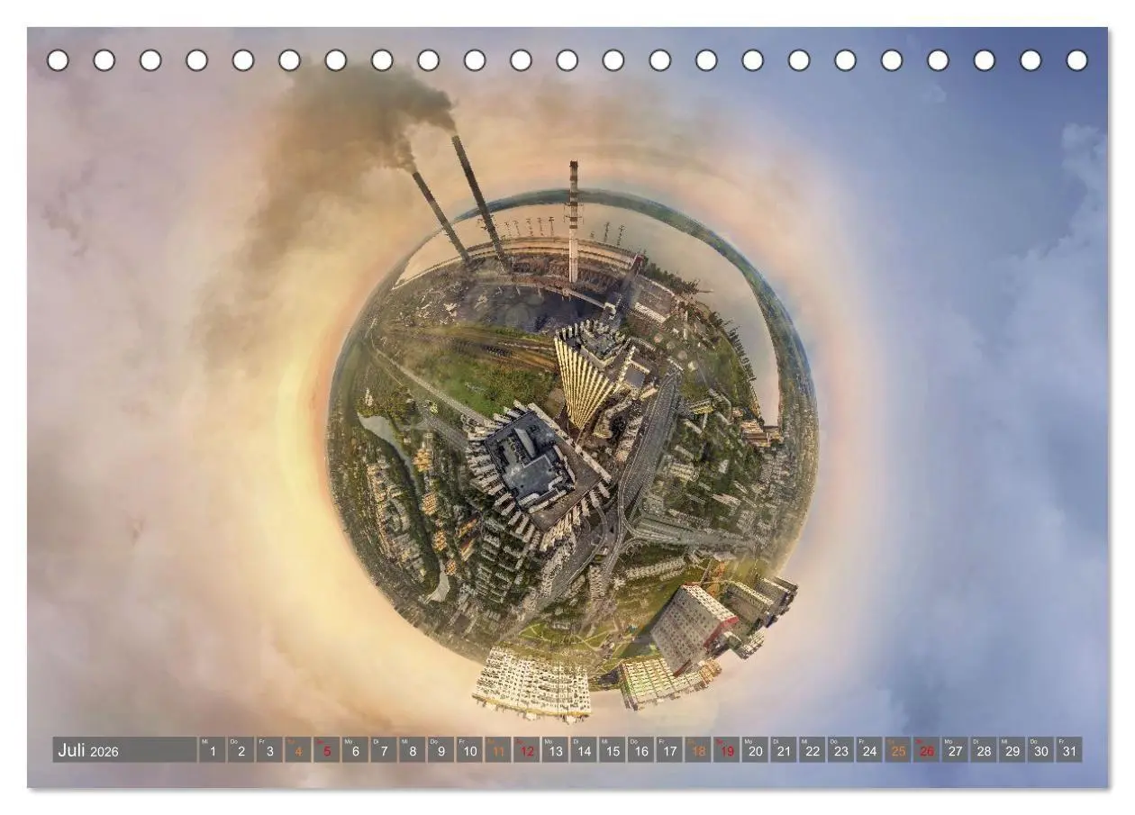Bild: 9783516712810 | Fisheye Fotografie (Tischkalender 2026 DIN A5 quer), CALVENDO...