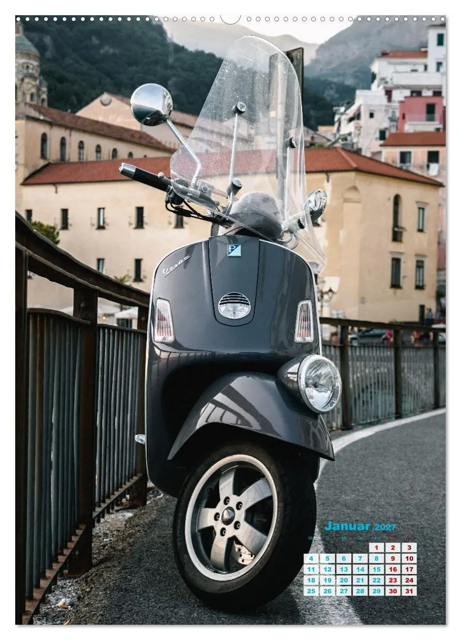 Bild: 9783569282810 | Die Liebe zur Vespa (hochwertiger Premium Wandkalender 2027 DIN A2...